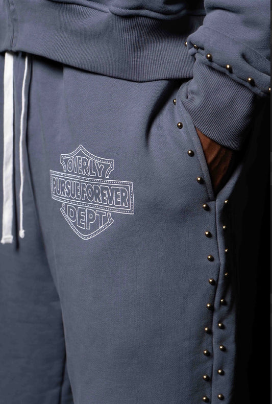 VORTEX STUDDED SWEAT SHORTS