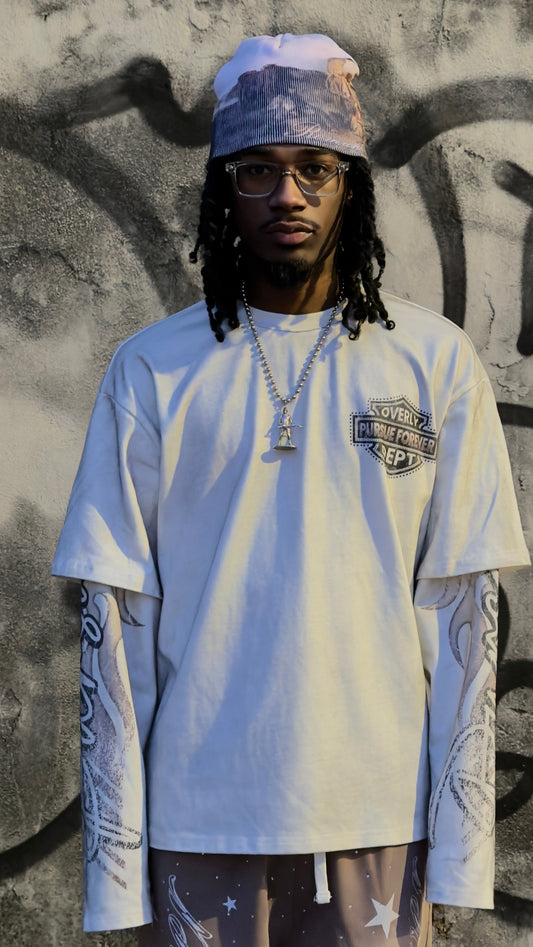 HIGH STAKES™ Dirty Wash Double Layer Shirt